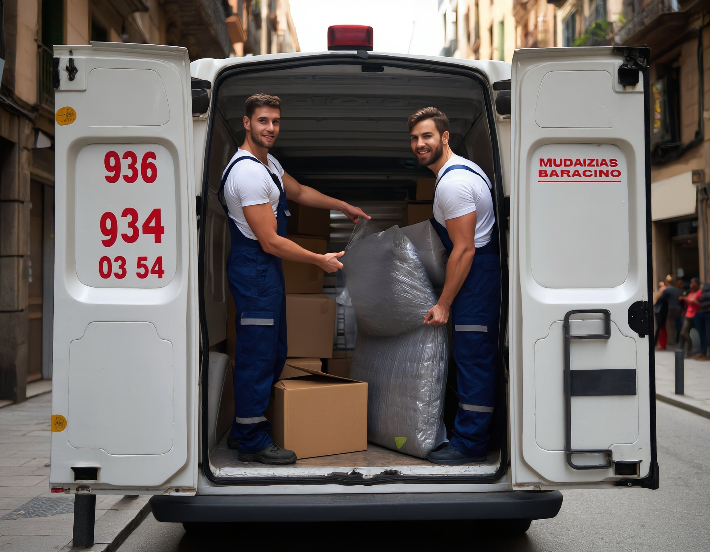Mudanzas rápidas en Badalona 